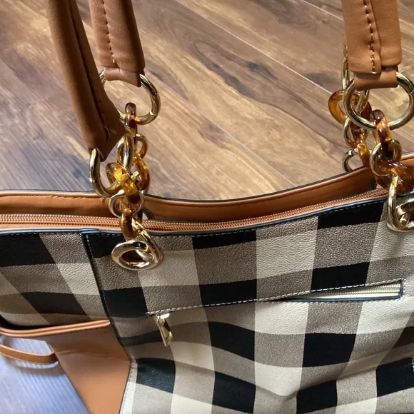 Fashion checkered purse or bag - Mia K. Collection (+ free purse/bag) - Picture 5 of 13